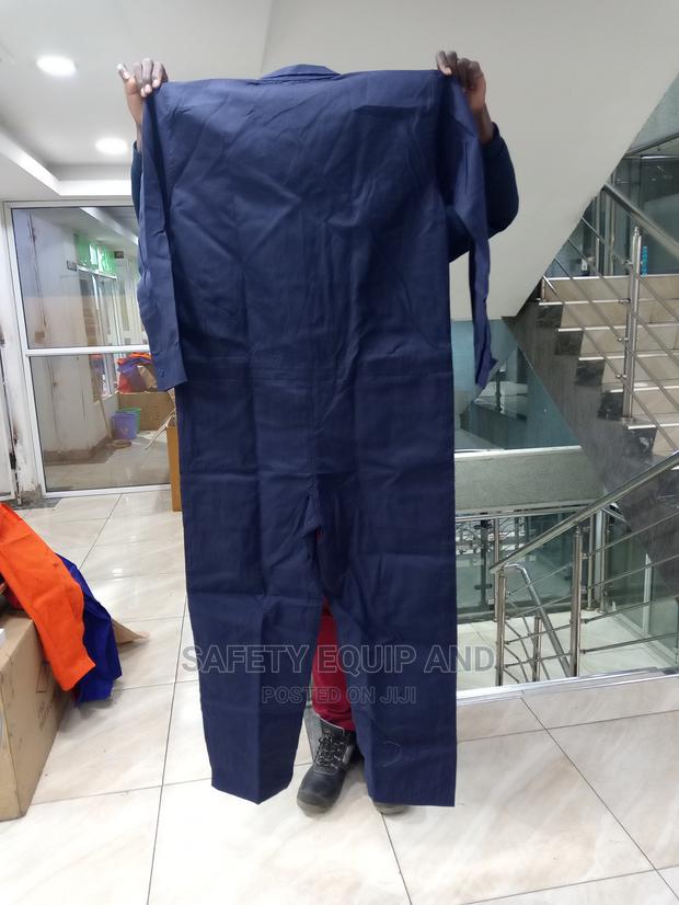 Maroon Pocketed Safety Uniform With Buttons - thumbnail 3