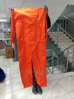 Orange Overalls for Work Safety