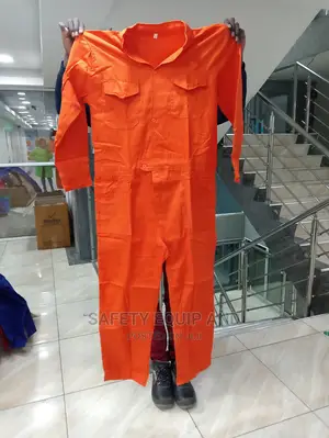 Orange Overalls for Work Safety