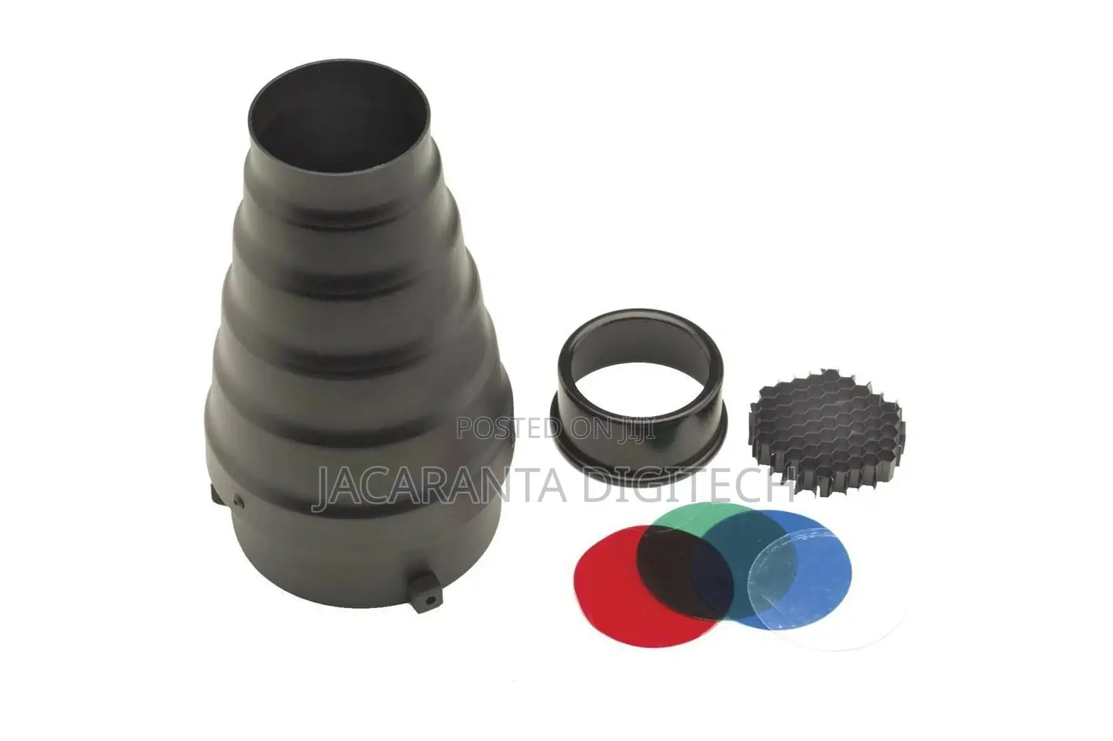 Snoot, Grid and Gel Set for Bowens Mount Strobes