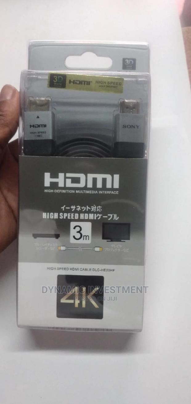 3 M SONY HDMI Cable - main view
