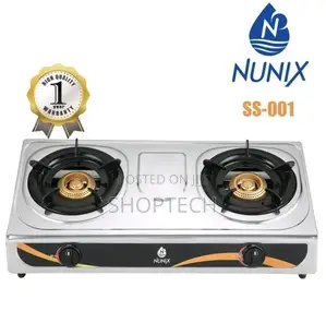 Gas Stove Stainless, 2 Burner SS