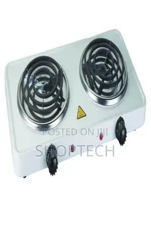 Double Electric Hot Coil Stove.