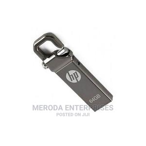 HP Flash Disk With Clip - 64GB - Silver - thumbnail 2