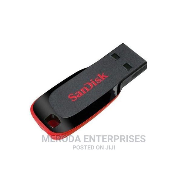 Sandisk Flash Drive - 32GB - Black Red - main view