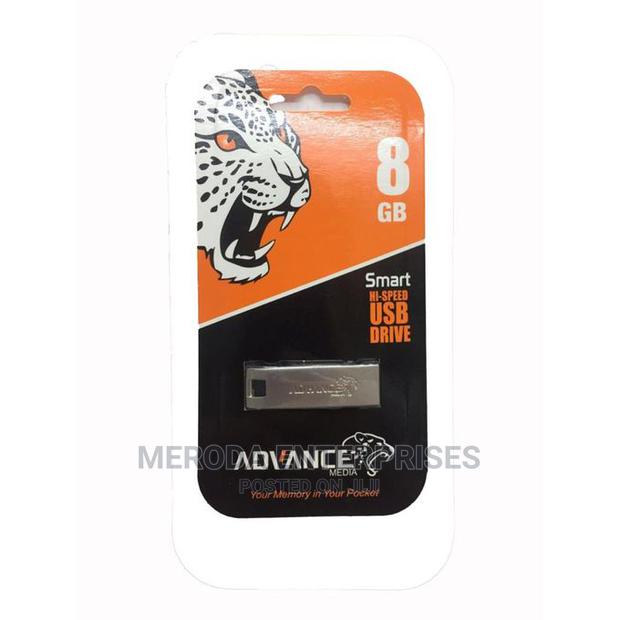 Advance 8GB FLASH DISK - Silver - main view