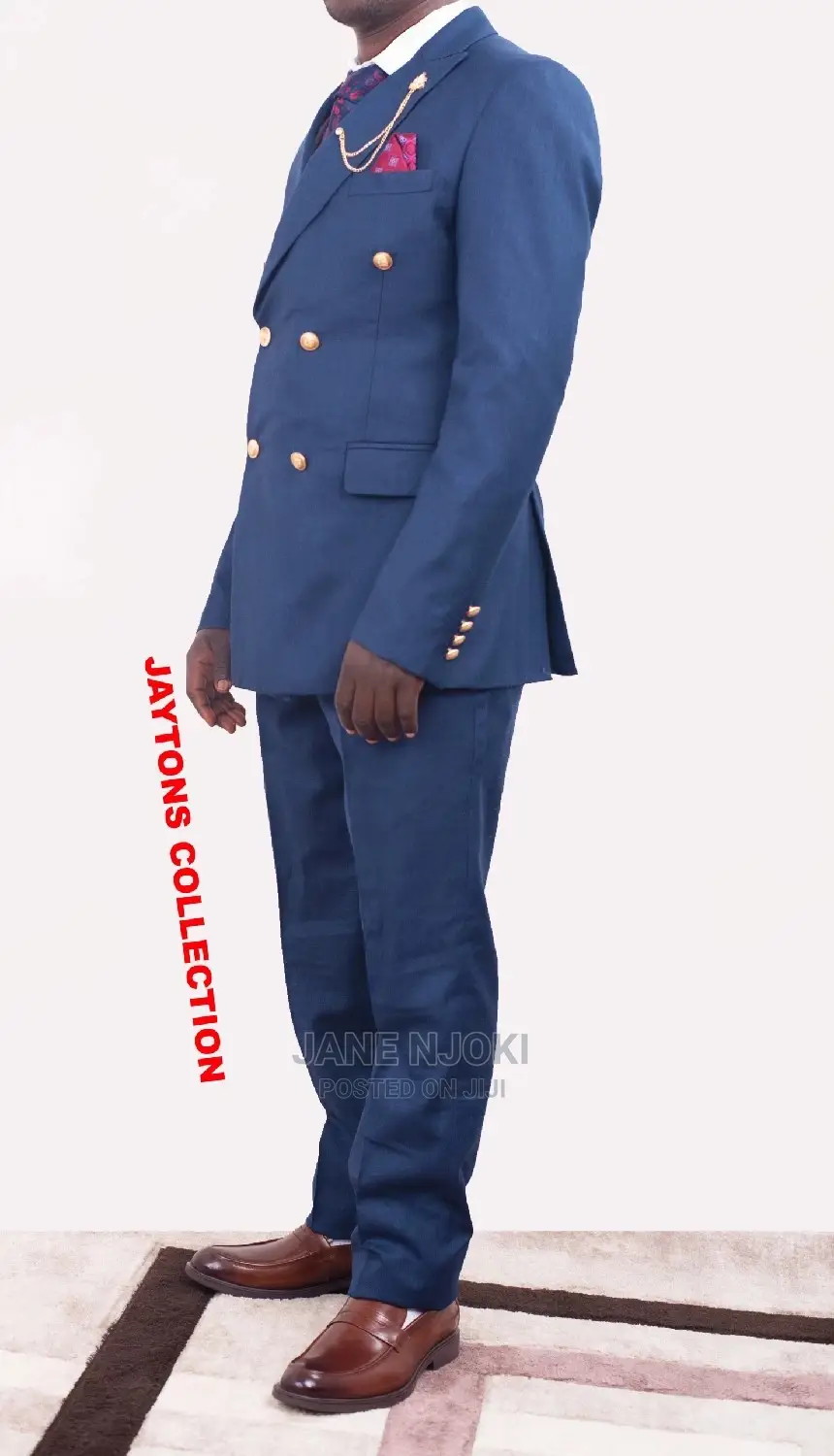 Blue Suit Men