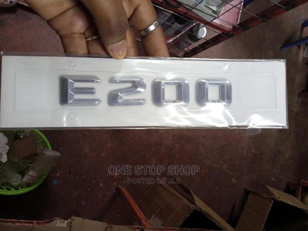 E200 Merceds Logo Badge
