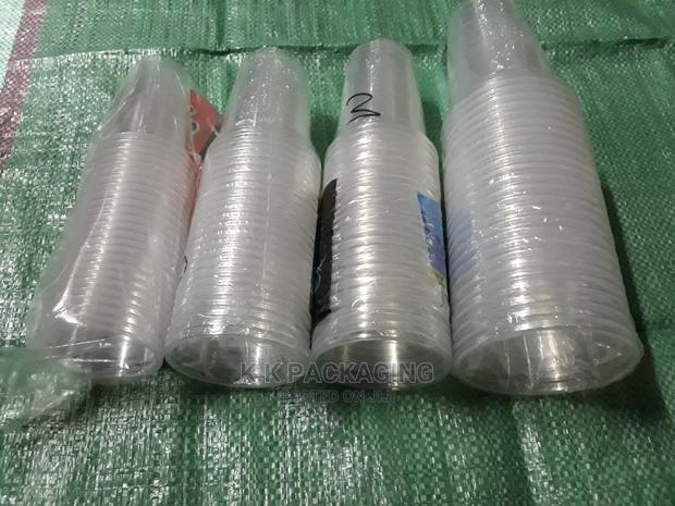 Disposable Plastics Clear Cups - thumbnail 2