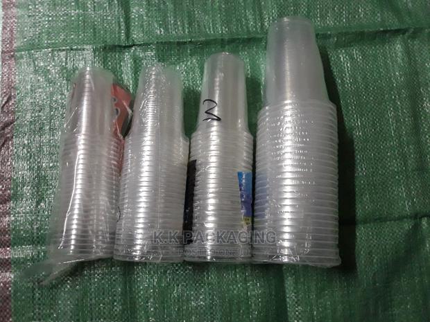 Disposable Plastics Clear Cups - thumbnail 3