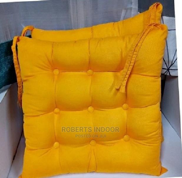 Mustard Yellow Elegant Chair Pad