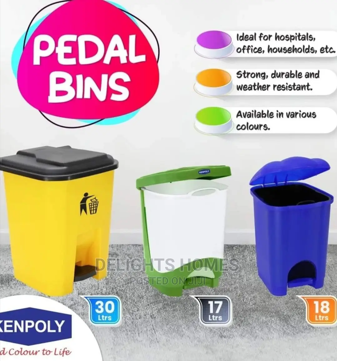 Kenpoly Pedal Bin
