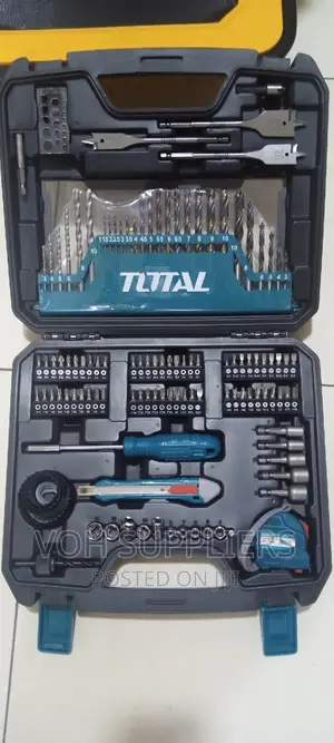108pcs Set of Drill and Hole Saw Bits