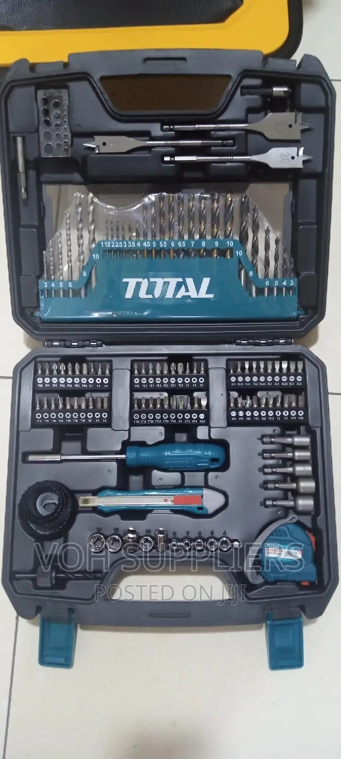 108pcs Set of Drill and Hole Saw Bits