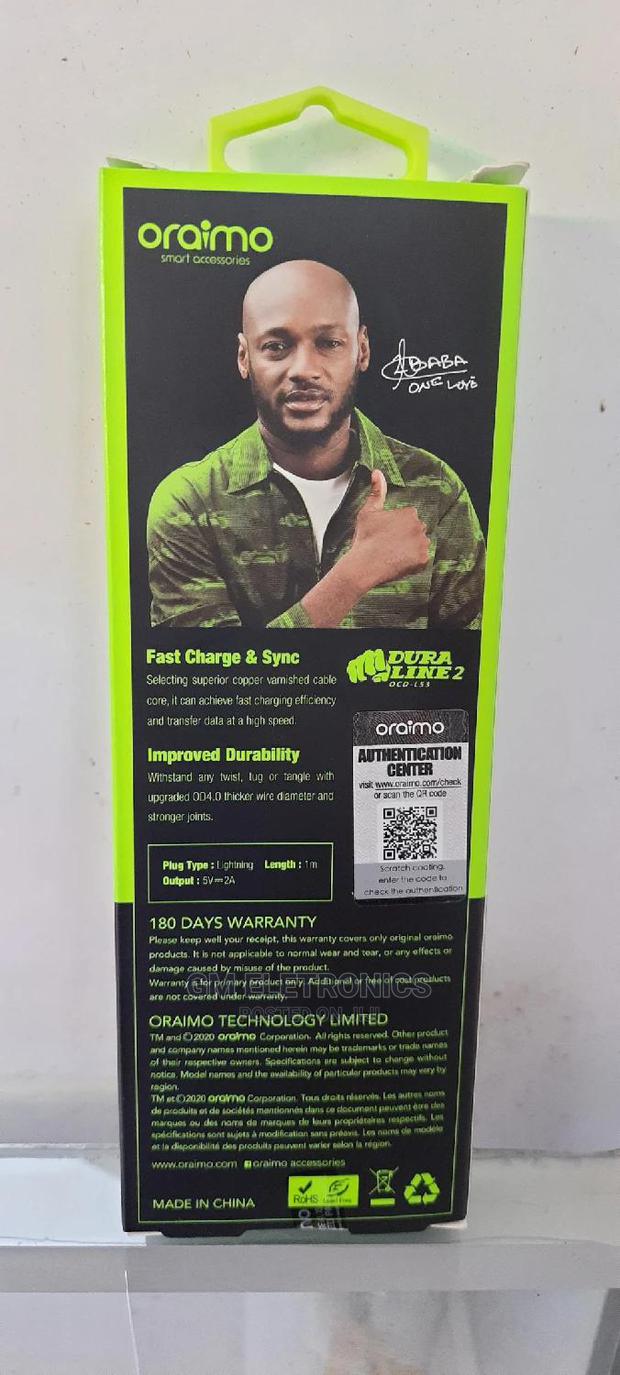 Oraimo iPhone Cable. - thumbnail 2