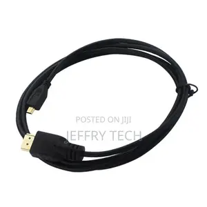 Black Micro HDMI to HDMI Cable 1.5M 4K for Raspberry Pi 4 M