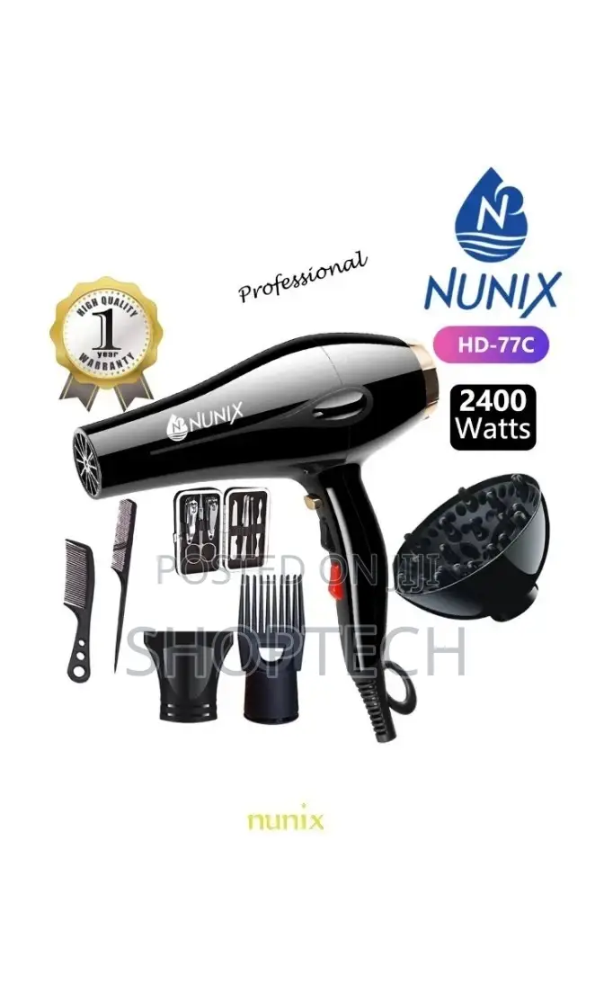 Hair Dryer Combo HD-077C NUNIX 2400W