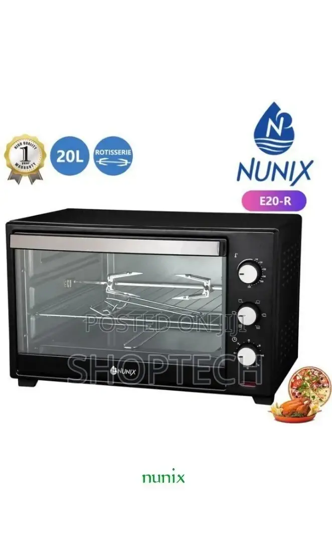 Nunix 20litres Oven With Rotisserie