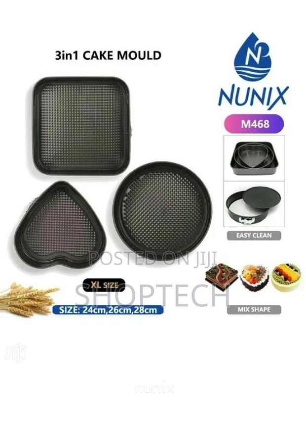 Nunix Cake Mould Mix, 24-26-28. - main view