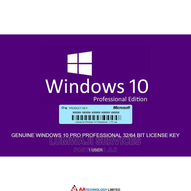 Windows 10 Pro Genuine Product Key - main view