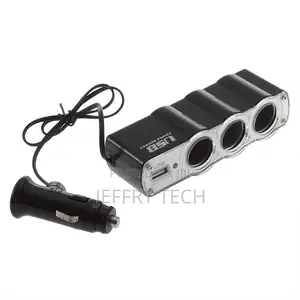 A Three-Car Power Charger 100% and High Quty-Multicolor
