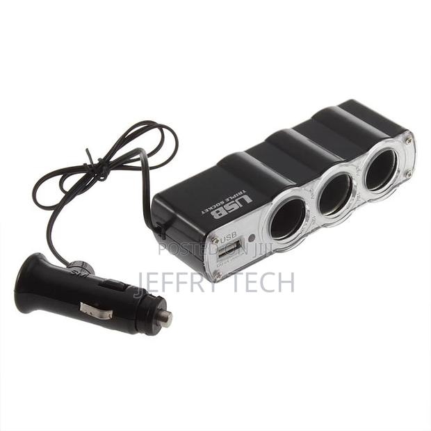 A Three-Car Power Charger 100% and High Quty-Multicolor