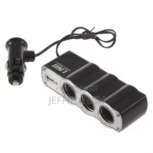 A Three-Car Power Charger 100% and High Quty-Multicolor