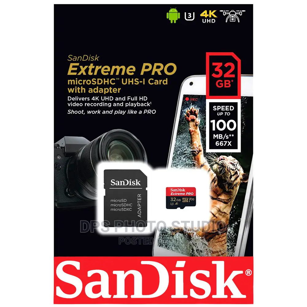 Sandisk Micro 32gb 100mbs