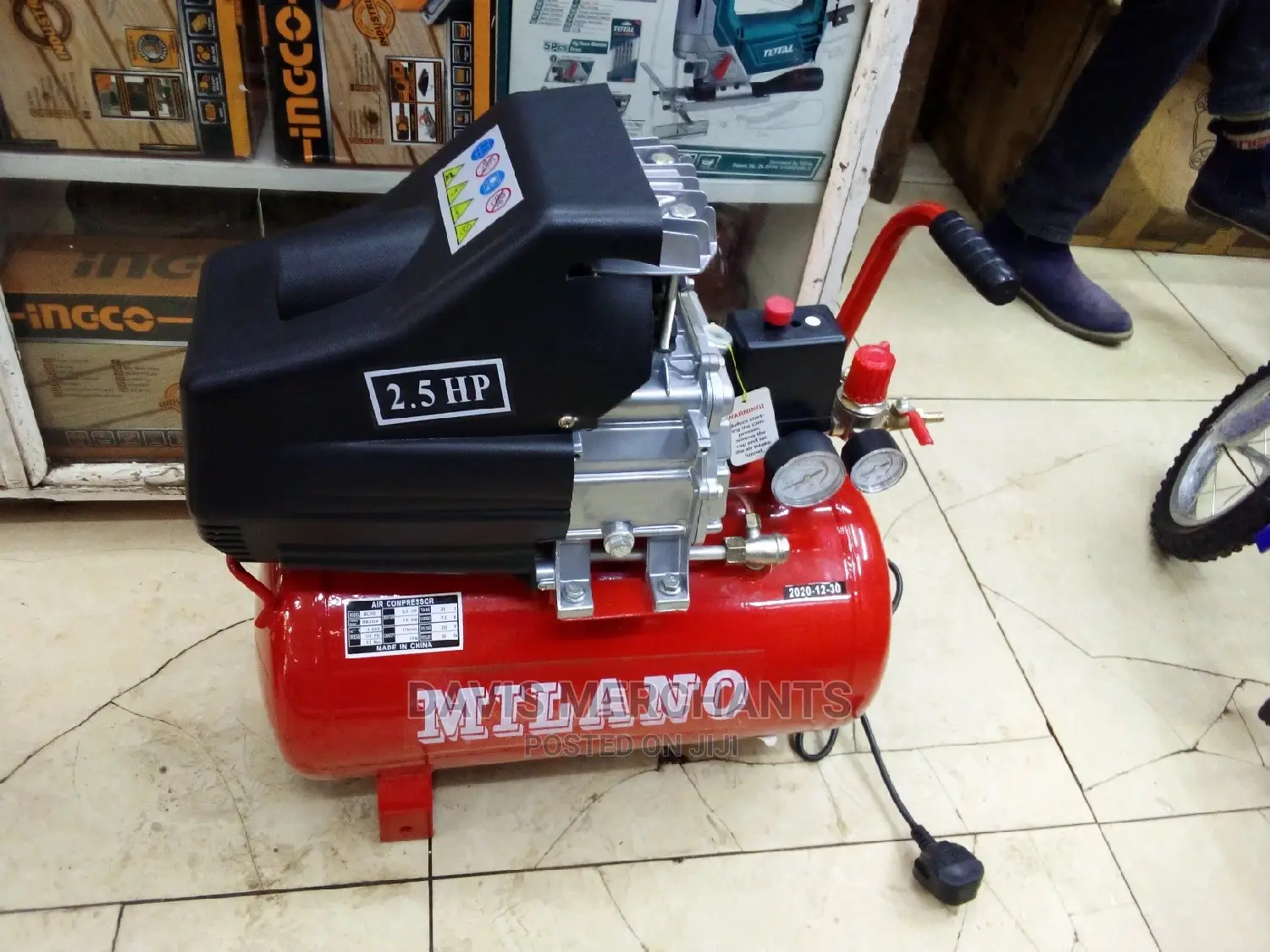 Milano Air Compressor 2.5hp
