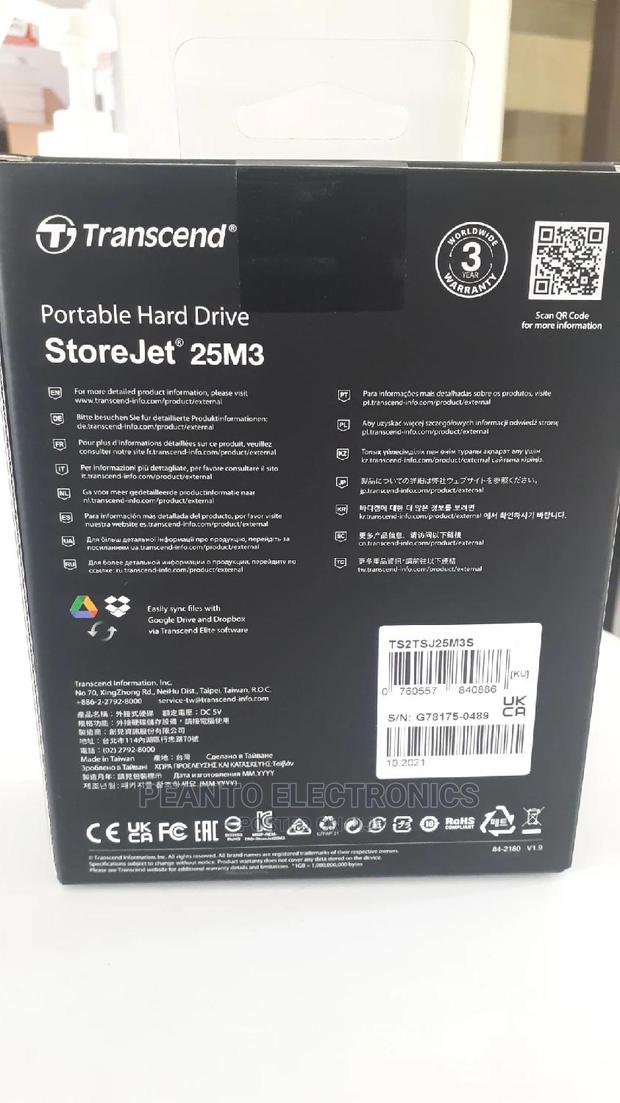 Transcend Storejet 25H3 2TB - thumbnail 2