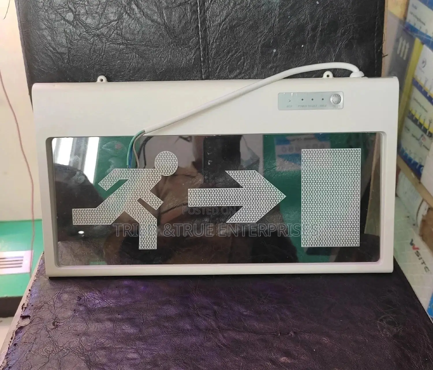 Double Sided Clear Sign