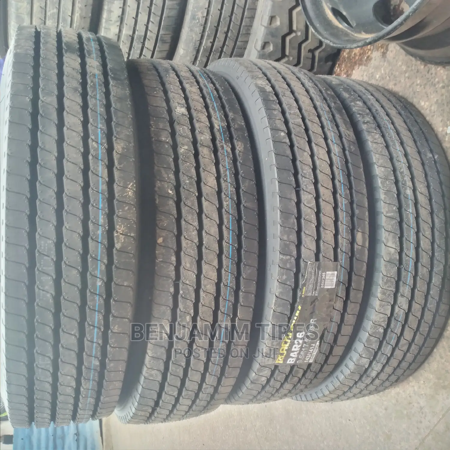 Blackhawk Tires Sizes 9.5R17.5 Tubeles 18 Ply Rating.