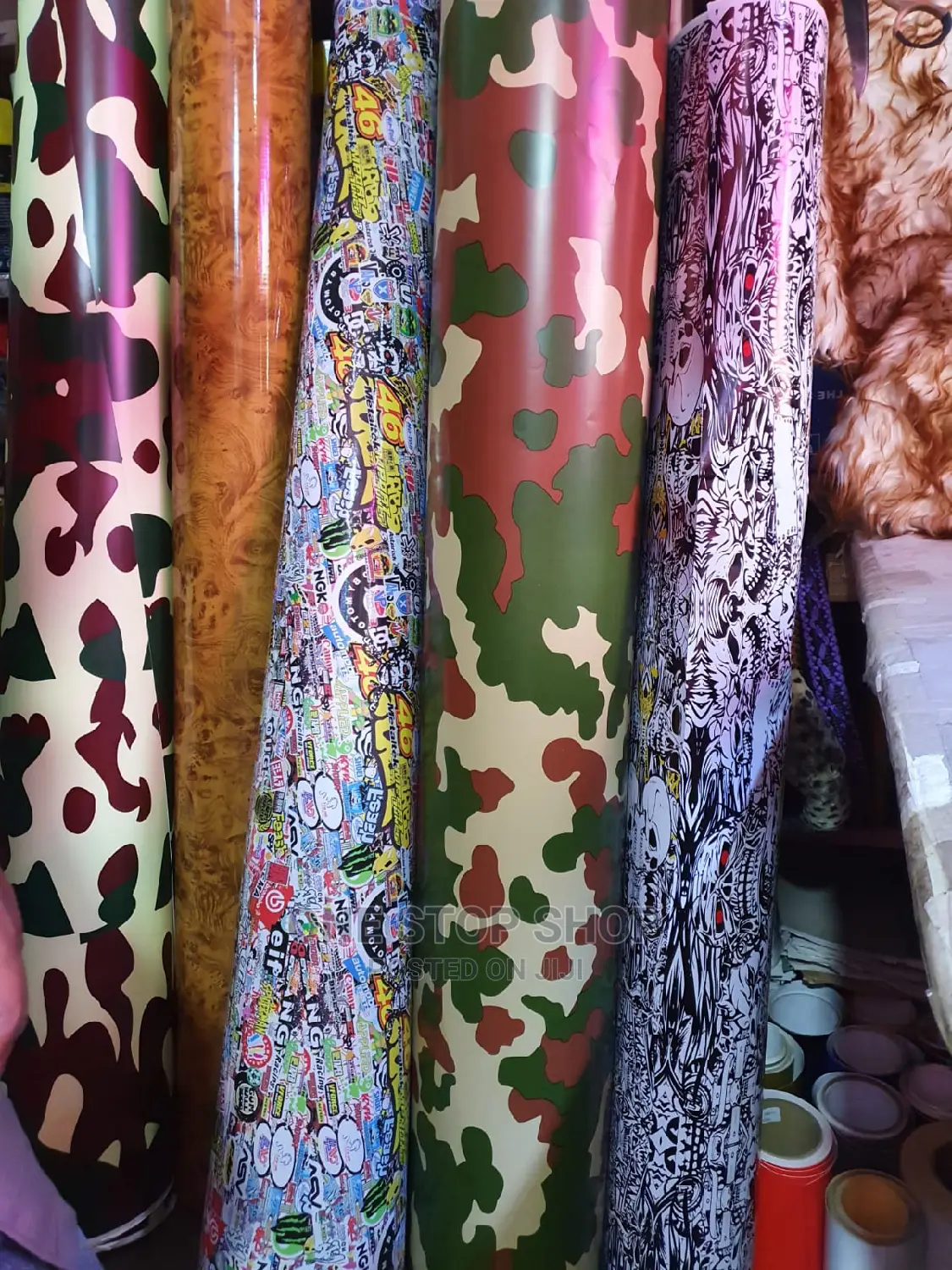 Different Color Shade and Patterns Body Stickers