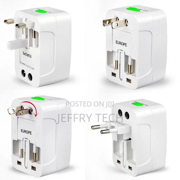 Plug Adapter, Universal EU US UK AU Travel AC Power Adaptor