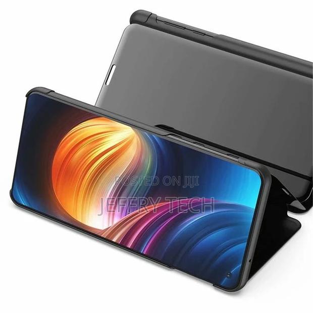 Samsung Galaxy A01 Plated Mirror Horizontal Flip Case