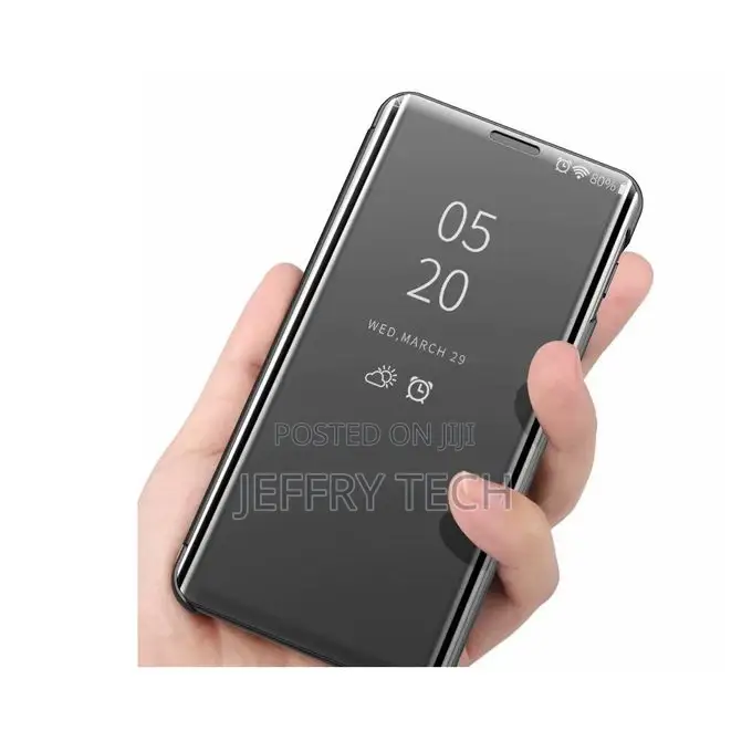 Samsung Galaxy A01 Plated Mirror Horizontal Flip Case