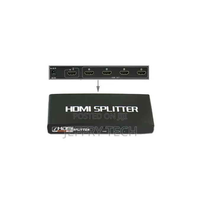 4 Ports 1080P HDMI Splitter, 1.3 Version, Support HD TV / X