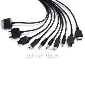 10in 1 Universal Multifounction Multi Pin Charger USB Cable