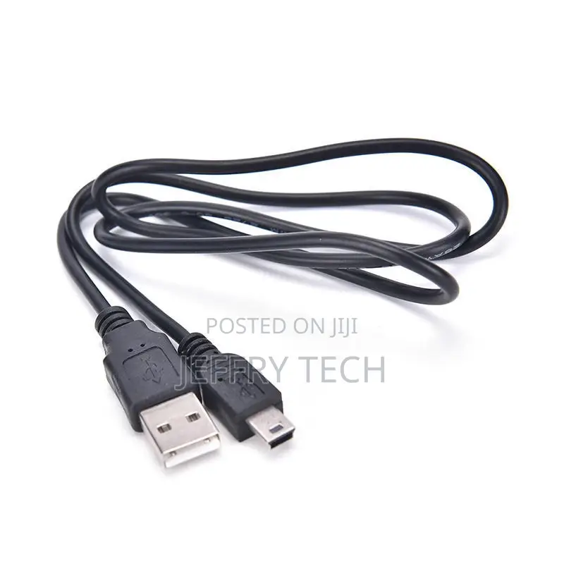 1m Long MINI USB Cable Sync Charge Lead Type a to 5 Pin B