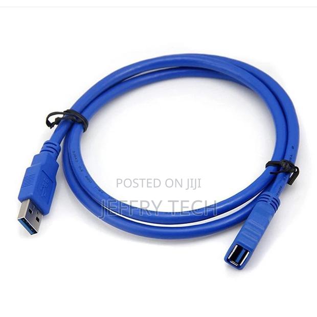 Usb 3.0 a Male to a Female Extension Cable Super Speed Blue