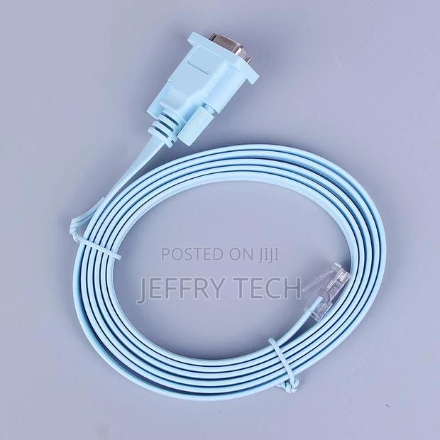 1.5M Blue Db 9pin Rs232 Serial Port to Rj45 Cat5 Lan Console