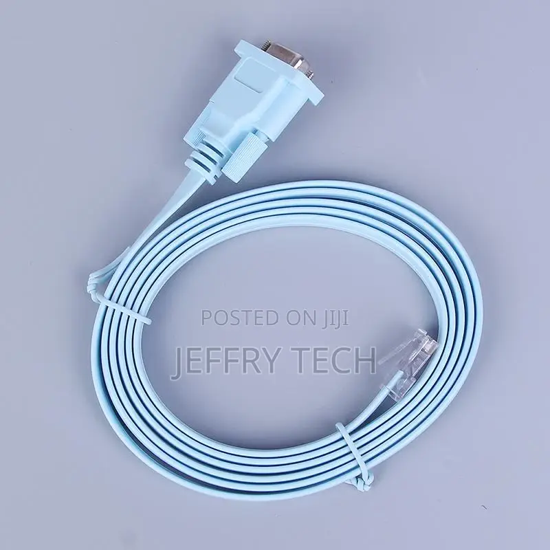1.5M Blue Db 9pin Rs232 Serial Port to Rj45 Cat5 Lan Console