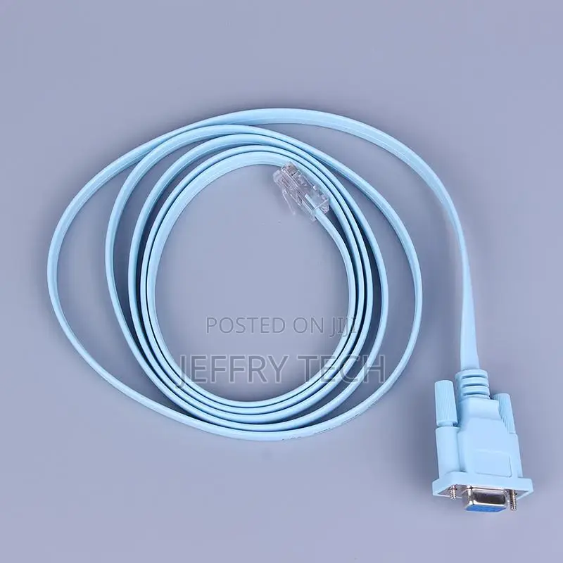 1.5M Blue Db 9pin Rs232 Serial Port to Rj45 Cat5 Lan Console