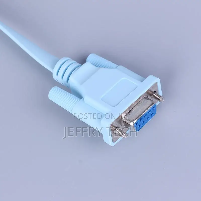 1.5M Blue Db 9pin Rs232 Serial Port to Rj45 Cat5 Lan Console