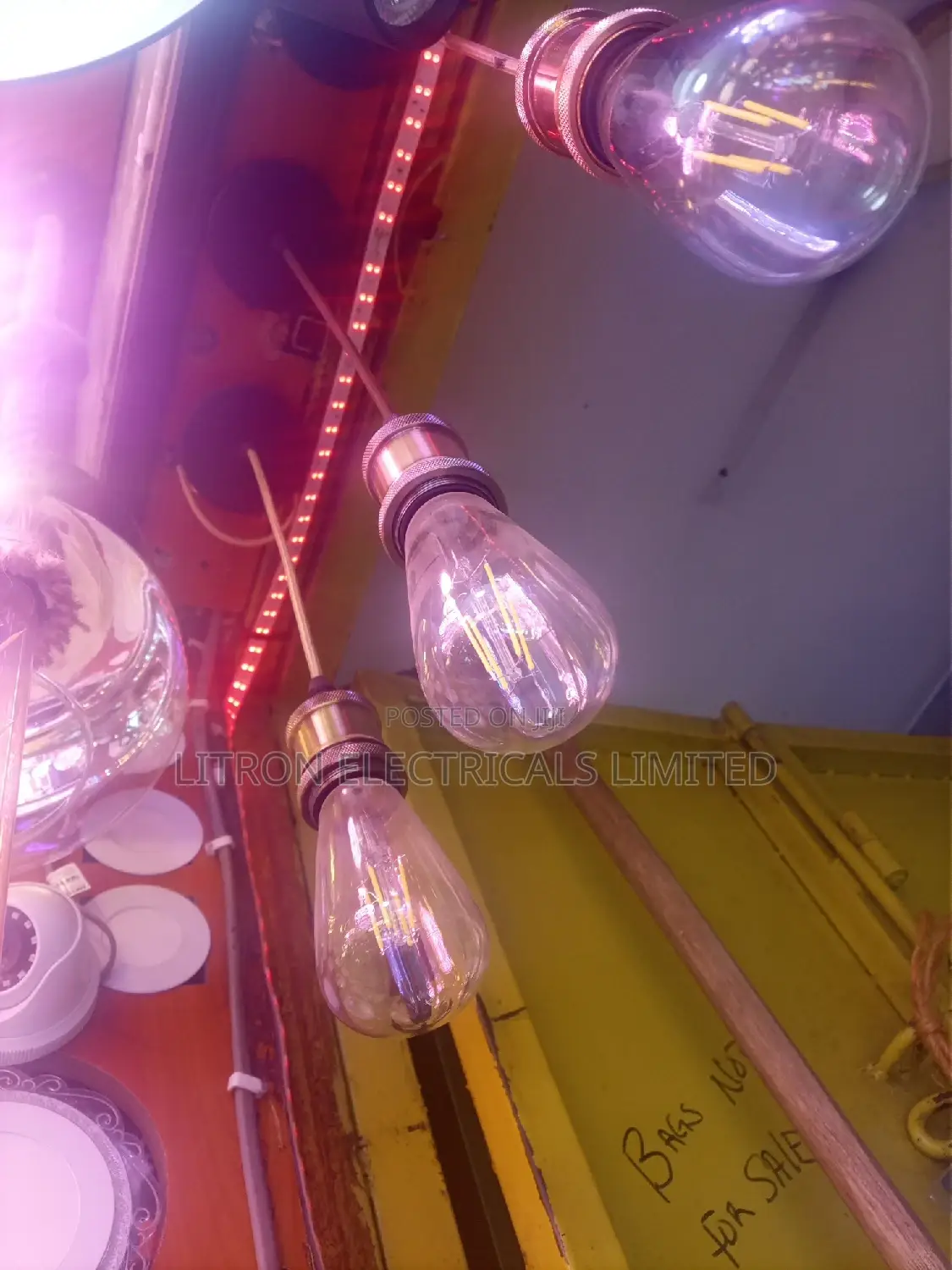 Hanging Pentants Complete With Bulbs