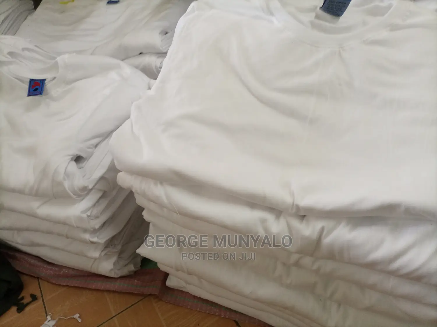 100% Cotton Plain White T-Shirts