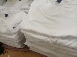 100% Cotton Plain White T-Shirts