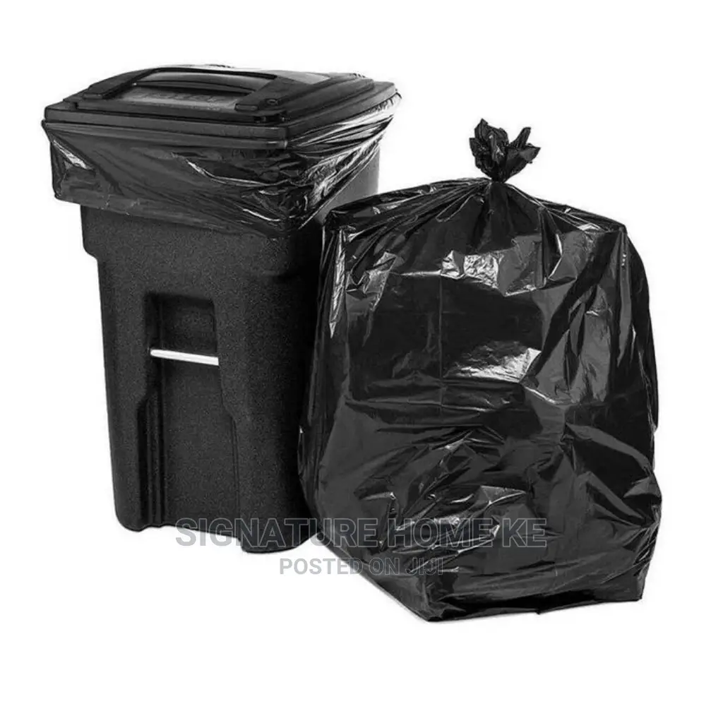 50pcs Set Black Large Size Garbage Bags
