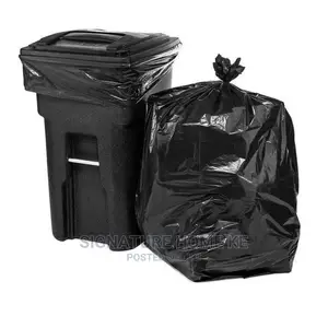 50pcs Set Black Large Size Garbage Bags