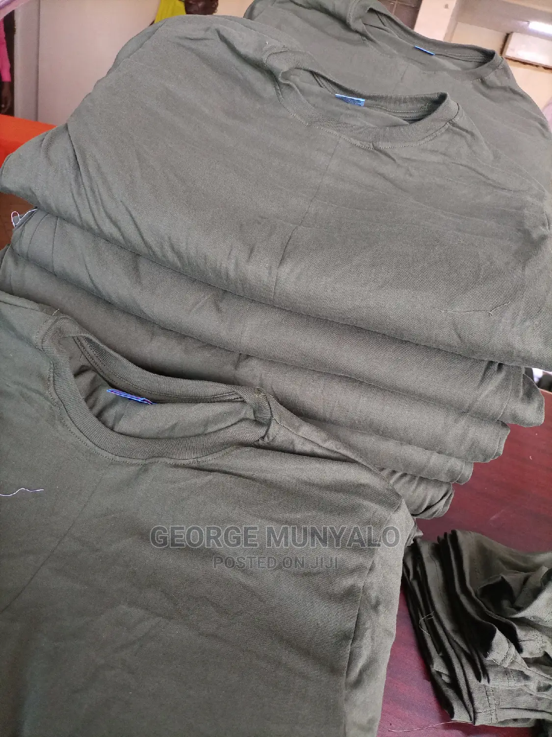 100% Plain T-Shirts Cotton Jungle Green
